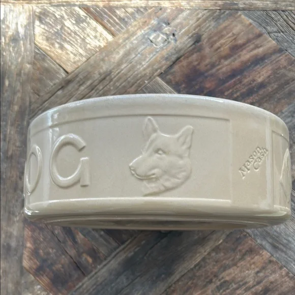 Mason Cash Lettered Dog Bowl - Picture 2 of 5